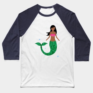 african american mermaid Baseball T-Shirt